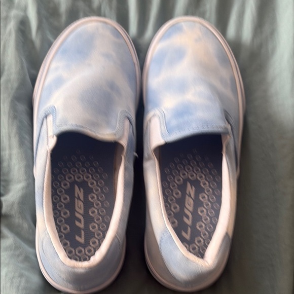 Lugz Kids Blue Slip-On Shoes - Picture 1 of 4